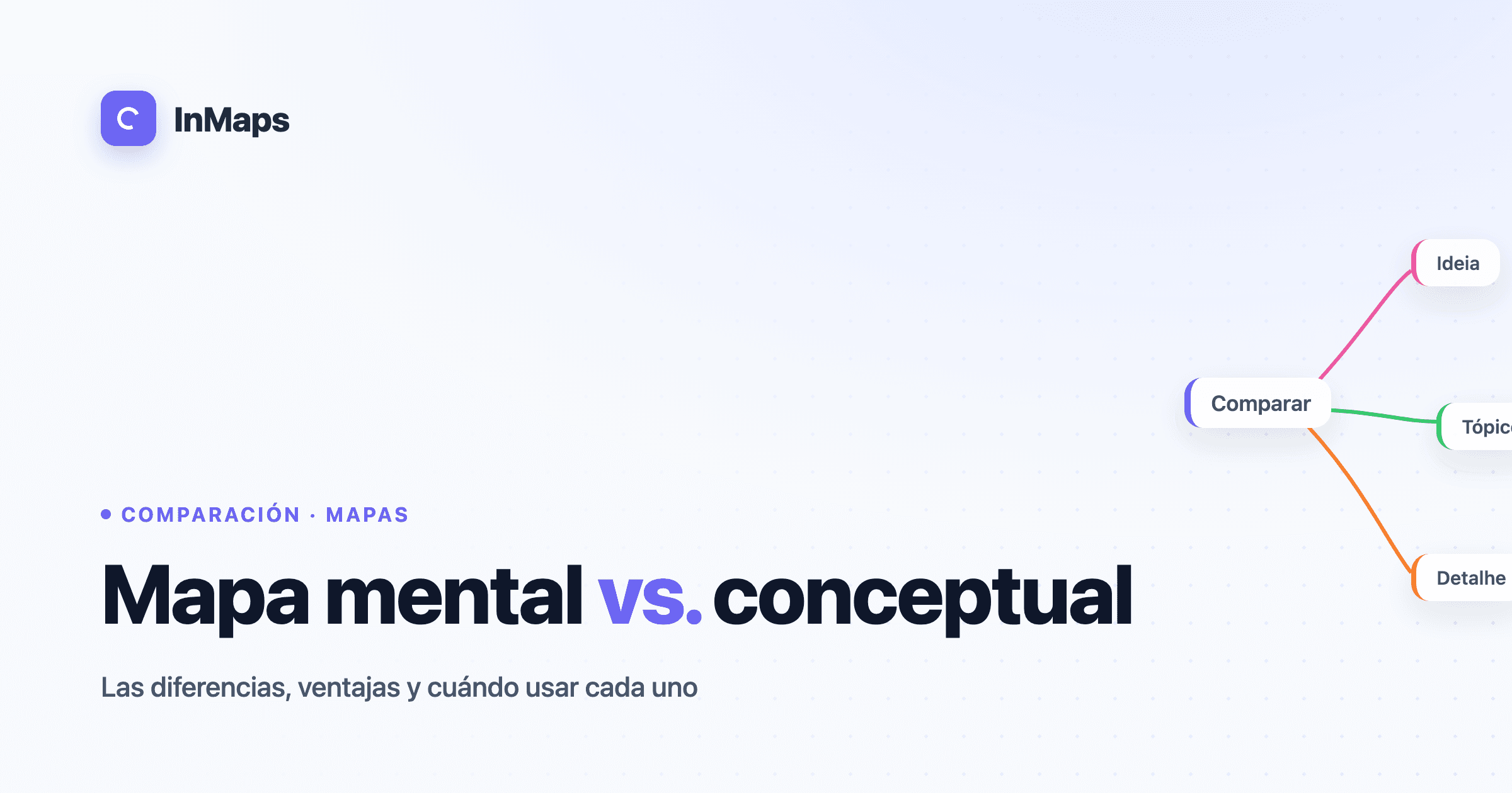 Mapa mental y mapa conceptual: cuál es la diferencia (y cuándo usar)